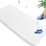 Baby Bassinet Mattress Topper with Waterproof Bamboo Cover 15" x 30" x 1.5", Breathable Oval Bassinet Mattress Pad Ultra Soft, Fit Many Cradle Brand and Style